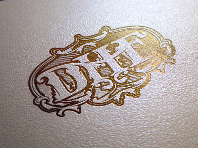 Sophisticated monogram with an aristocratic style for a private hand lettering logo monogram sophisticated unique