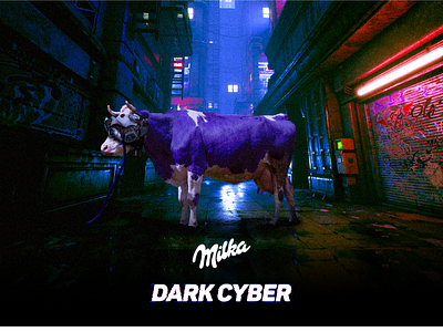 Milka — dark cyber black branding design font graphic grid identity illustration interaction lettering logo milka poster redesign type typography typoraphy ui ux vector