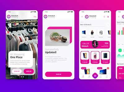 OneUIUX v2 Shopping Ecommerce Template app bootstrap 5 html 5 micro site mobile app mobile html template template ui ux web template