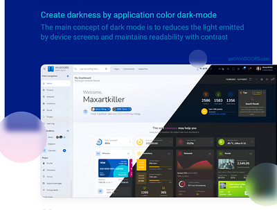 Control device light with dark mode getwindoors admin dashboard admin app bootstrap 5 bootstrap template dashboard design html 5 template ui ux