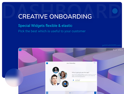 Onboarding - first time logged in user with getwindoors admin admin dashboard admin template app bootstrap 5 css dashboard design html html 5 scss template ui ui design ux ux design