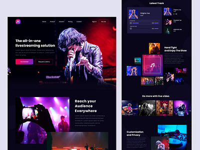 Music Landing Page