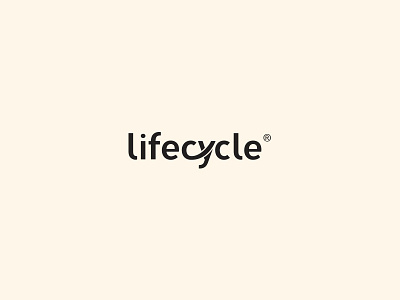 Life Cycle branding logo design typography