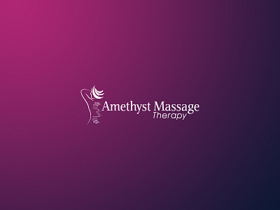 Massage branding logo logo design massage therapy typography