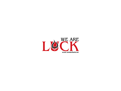 We Are Luck branding illustration logo design luck typography