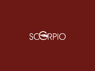 Scorpio branding design illustration logo logo design scorpio typography