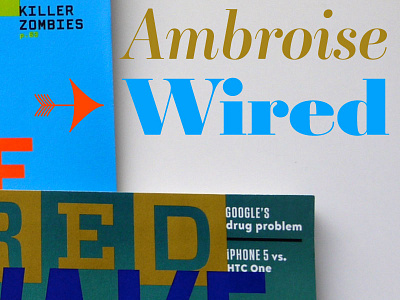 Ambroise Wired ambroise black cover italic layout light opentype typofonderie typography wired
