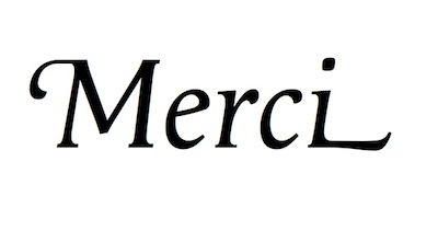 today: welcome the new followers! apolline merci typography