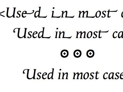 Apolline PTF: contextual alternates in use