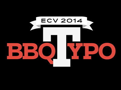 2014 BBQ Typo 2014 aw conqueror bbq ecv slab typographic