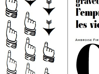 Ambroise Hands Arrows 2001 ambroise arrows hands pointers porchez typofonderie