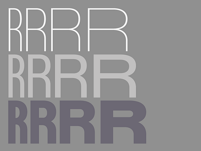 12 R (extract) font opentype r sanserif superpolator typeface zecraft