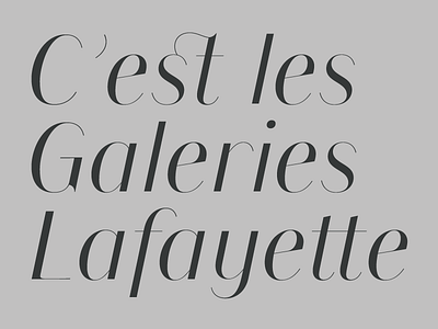 GL Kahn final beta bespoke contrast didot font galeries lafayette khan optical sizes sans typeface weights zecraft