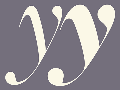 Parisian Caslon y + y