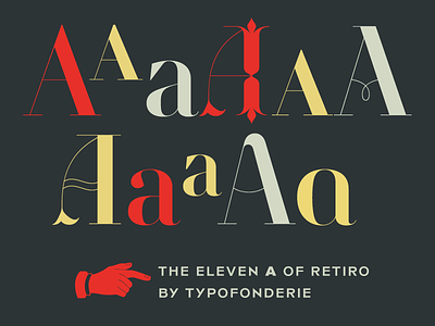 Retiro Eleven A 26letterchallenge a didot eleven fonts madriz retiro spanish typeface