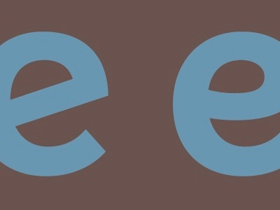 12 versions of the e glyph