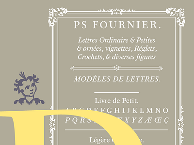 PS Fournier by Stéphane Elbaz design display font luxury magazine opentype ps fournier publishing serif stephane elbaz text typofonderie