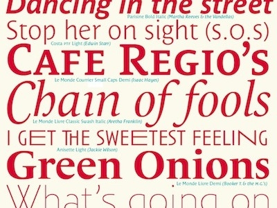 Updating Soulful’s 2004 Type postcard with OpenType versions