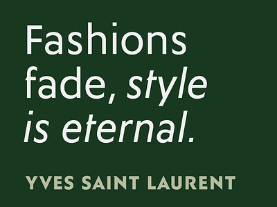 Fashions fade, style is eternal: Ysans alphabet cassandre fonts futura geometric opentype singulier typeface ysans yves saint laurent