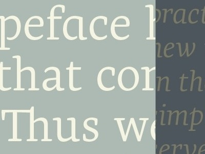 Forthcoming typeface launched soon by Typofonderie 2012 font sneak preview typofonderie typography