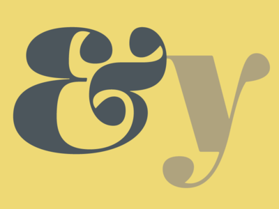 Mencken Head Black Ampersand + y
