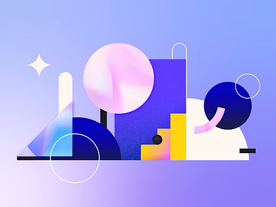 Geometry magic by Alina Starovoitova on Dribbble