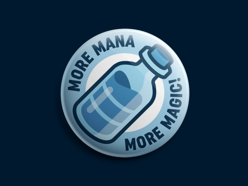 More Mana Pin