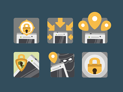 Security App Icons app icon icons mobile safety security