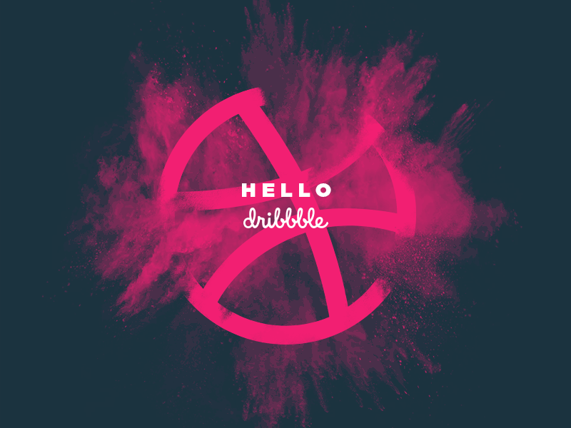 Hello Dribbble dribbble first post hello shot welcome