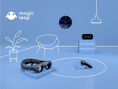 Magic Leap - Clocks 3d agency ar augmented reality clocks graphic design hololens illustration motion graphics nomtek oculus ui virtual reality vr xr