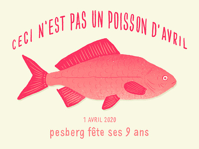 Ceci N Est Pas Un Poisson D Avril By Amelia Cavarzan On Dribbble