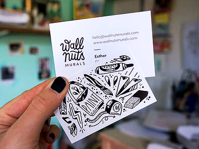 Hello Dribbble amsterdam businesscards drawing handlettering illustration linedrawing mural pattern typography wallpainting