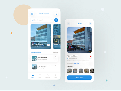 Mobile App Design for a Hospital Search