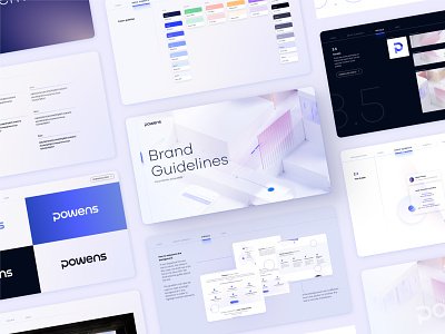 Powens - Brand Guidelines art direction banking branding design guidelines identity interface pelostudio
