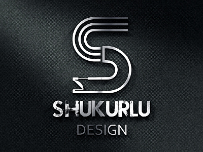 Shukurlu design logo branding 3d background branding company cool poster design graphic logo typography