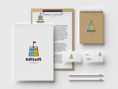 Kidsafe branding background company design graphic icon illustration logo typography ui ux