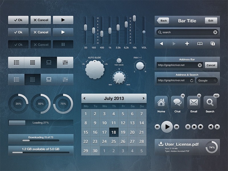 Next UI Kit Preview By Kolpikov On Dribbble