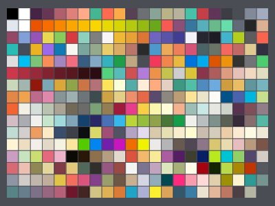 Vol.2 of Photoshop Swatches Library for Flat UI Design