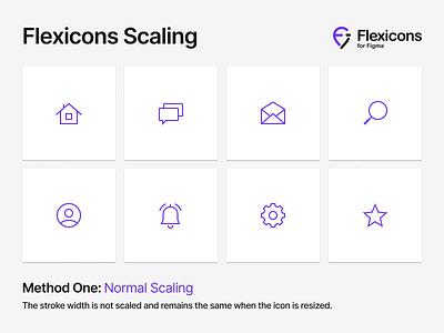 Flexicons Scaling android design figma fill icon icons ios kit material outline scale set stroke transform ui ux vector