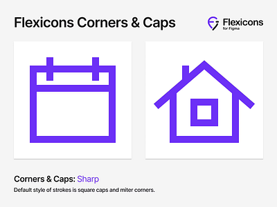 Flexicons Corners & Caps android cap corner desktop draw fill graphic icon icons ios kit mobile round set sharp smooth stroke vector