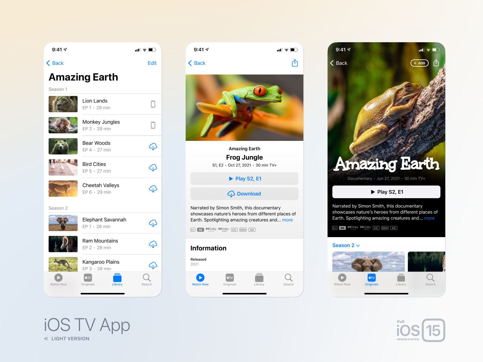 Full IOS 15 UI Kit — IOS TV App By Kolpikov For Setproduct On Dribbble