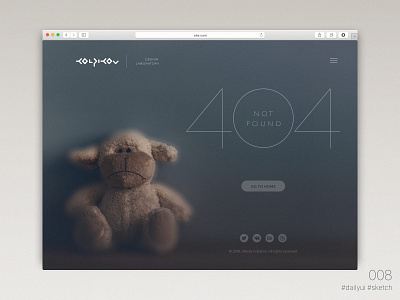 Daily UI: #008 Page 404