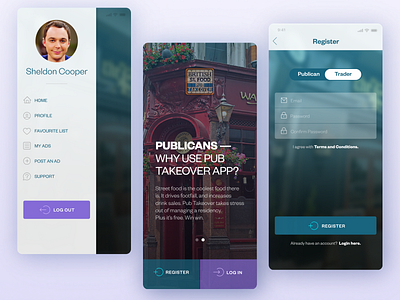 Pub App app beer design figma interface ios pub ui ux