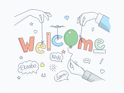 UI Illustration - Welcome!