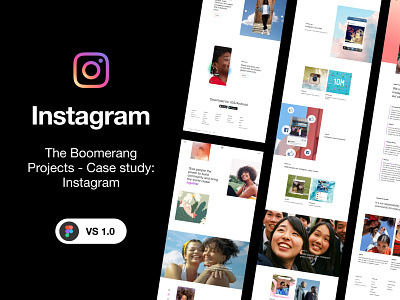 Project Boomerang - Instagram.com boomerang branding design design library instagram nate series simple typography
