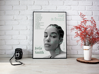Lost & Found - Jorja Smith branding design music music art music artwork