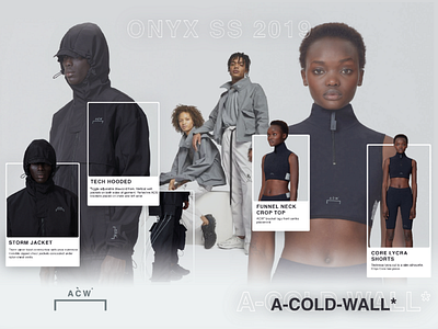 A Cold Wall - Editorial concept design editorial experiment fashion samuel ross user experience user interface visual