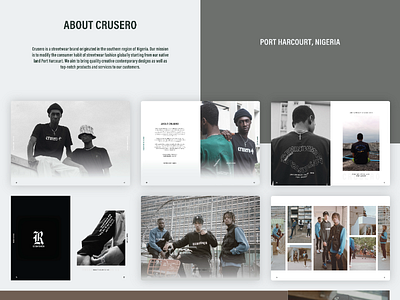 About Crusero book brand composition design editorial editorial design fashion layout portfolio