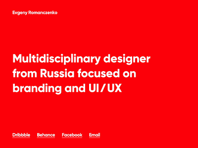 Personal website animation balalaika easter egg personal website red russian typography