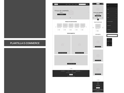 Plantilla e comerce design desktop wallpaper ecommerce ecommerce app ecommerce design ecommerce shop mobile mockup plantilla planting sketch web